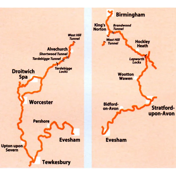 Avon Ring and Droitwich Ring Heron Map - Image 2
