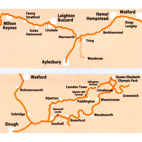 Grand Union Canal Map - Milton Keynes to London - Image 2