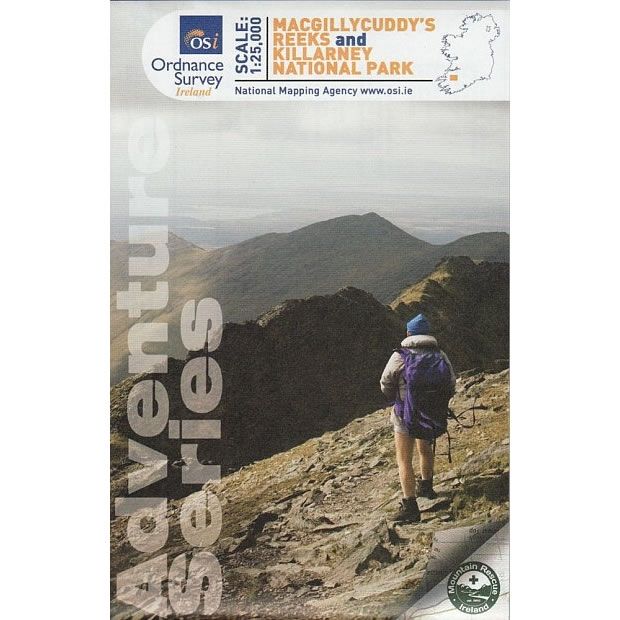 Irish Adventure Map - Macgillycuddy's Reeks
