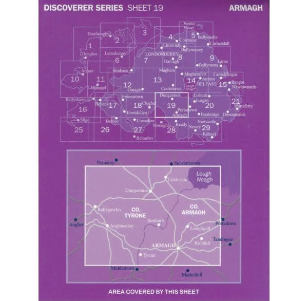 Irish Discoverer Map 19, Armagh - Image 2