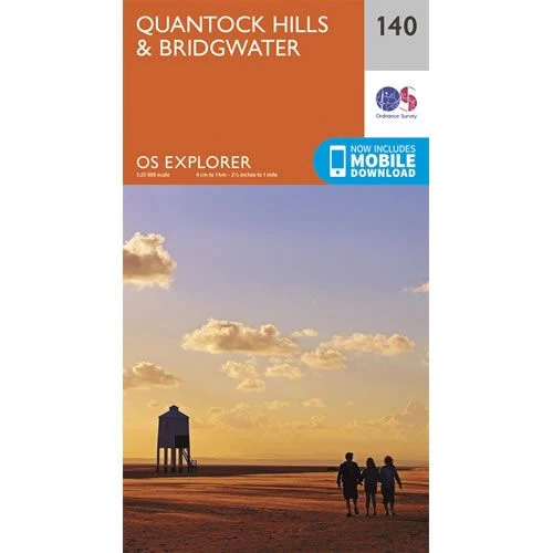 OS Explorer Map 140 - Quantock Hills and Bridgwater