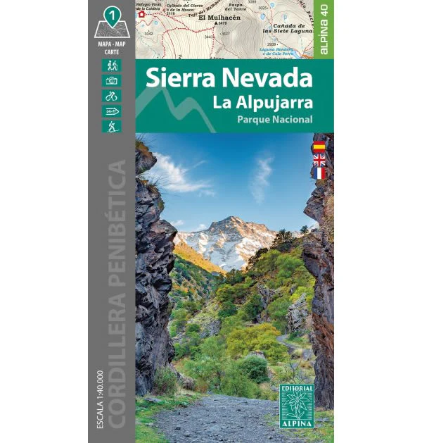 Sierra Nevada Walking Map