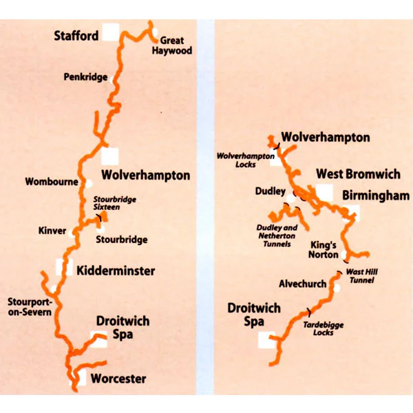Stourport Ring and Droitwich Ring Heron Map - Image 2