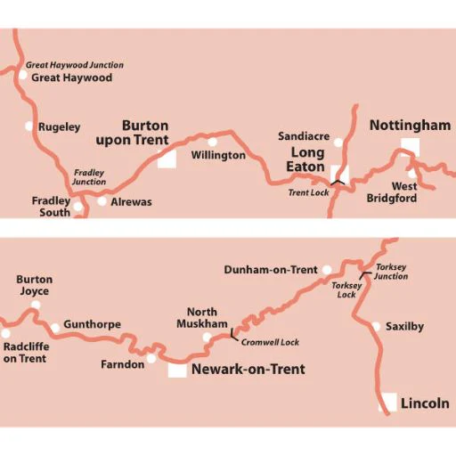 Trent & Mersey Canal and River Trent Heron Map - Image 2